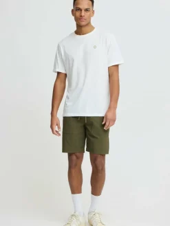 BLEND Hosen<Herren Chinoshorts - BHEDGAR oliv bedruckt