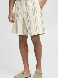 BLEND Hosen<Herren Chinoshorts - BHMILES blau gestreift