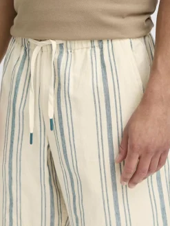 BLEND Hosen<Herren Chinoshorts - BHMILES blau gestreift