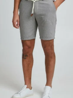 BLEND Hosen<Herren Chinoshorts - BHSerge grau gemustert