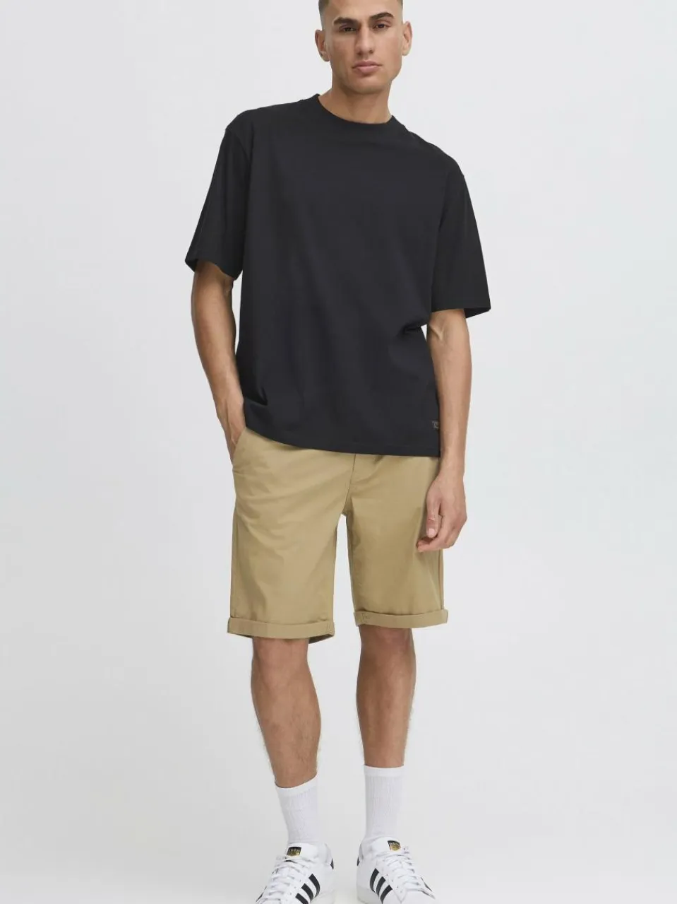 Solid Hosen<Herren Chinoshorts - SDKALAIK beige uni