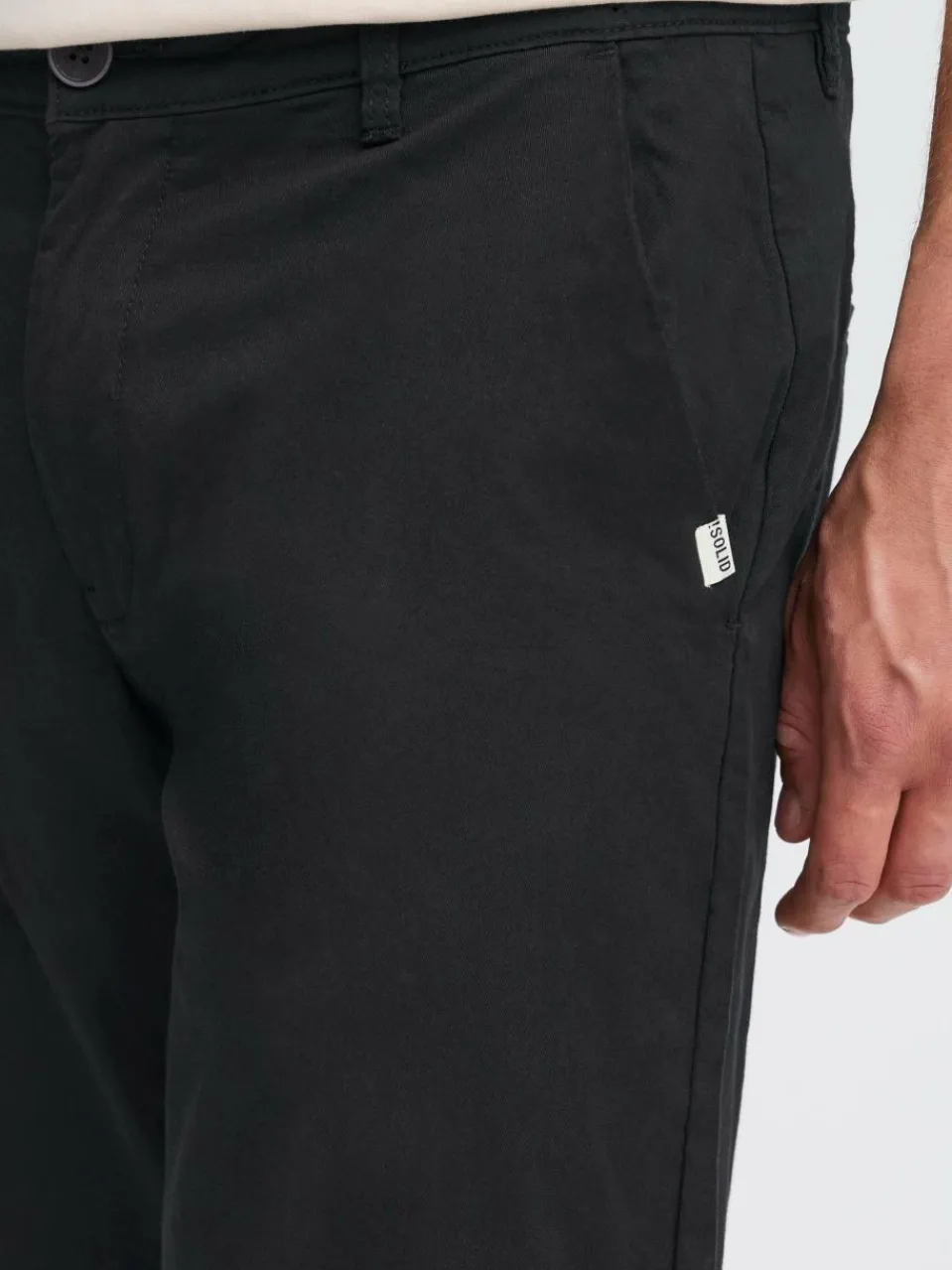 Herren Solid Hosen>Herren Chinoshorts - SDKALAIK