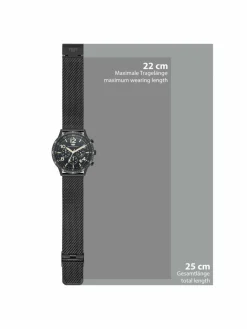 Rhodenwald & Söhne Uhren<Herren Chronograph - Flight Captain schwarz uni