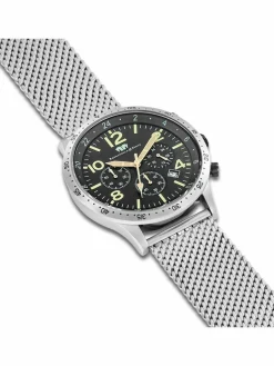 Rhodenwald & Söhne Uhren<Herren Chronograph - Flight Captain silber uni