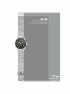 Rhodenwald & Söhne Uhren<Herren Chronograph - Flight Captain silber uni