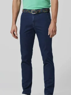 MEYER Jeans<Herren Cordchino - Bonn blau uni