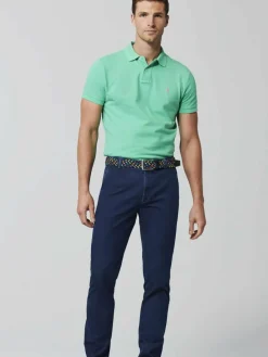 MEYER Jeans<Herren Cordchino - Bonn blau uni