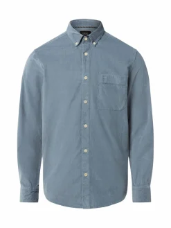 Camel Active Hemden<Herren Cordhemd blau uni