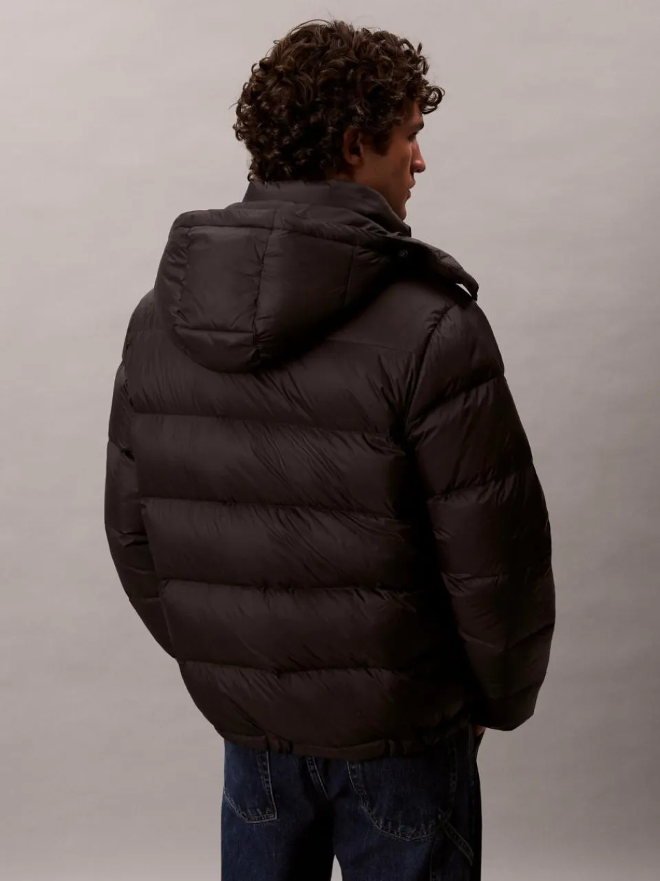 Calvin Klein Jeans Jacken & Westen<Herren Daunenjacke schwarz uni