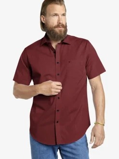 Jan Vanderstorm Hemden<Herren Doppelpack Hemd - EVIN weiß rot uni