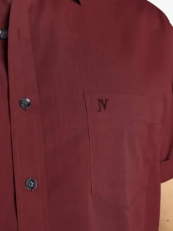 Jan Vanderstorm Hemden<Herren Doppelpack Hemd - EVIN weiß rot uni