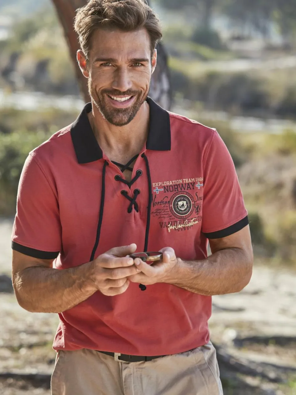 Herren Jan Vanderstorm Poloshirts>Herren Doppelpack Poloshirt - ELJAR