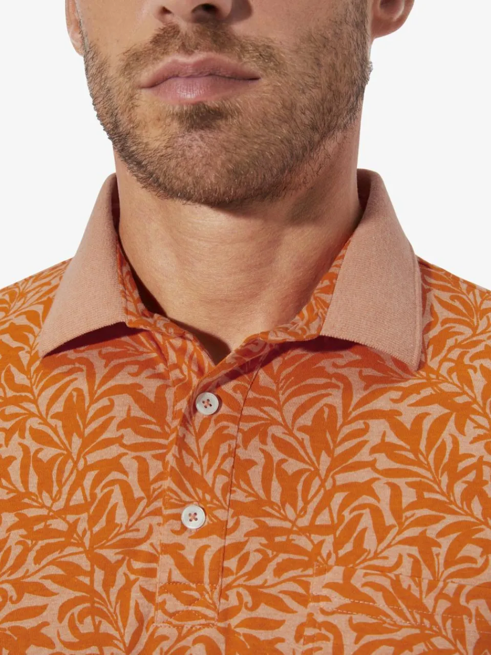 BABISTA Poloshirts<Herren Doppelpack Poloshirt - FALDIN blau orange gemustert