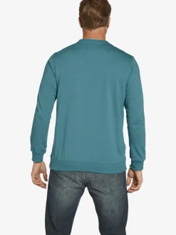 Jan Vanderstorm Sweatshirts & Sweatjacken<Herren Doppelpack Sweatshirt - BOTU petrol blau bedruckt