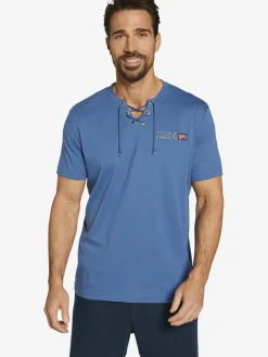 Jan Vanderstorm Shirts<Herren Doppelpack T-Shirt - MAYKO blau royal uni