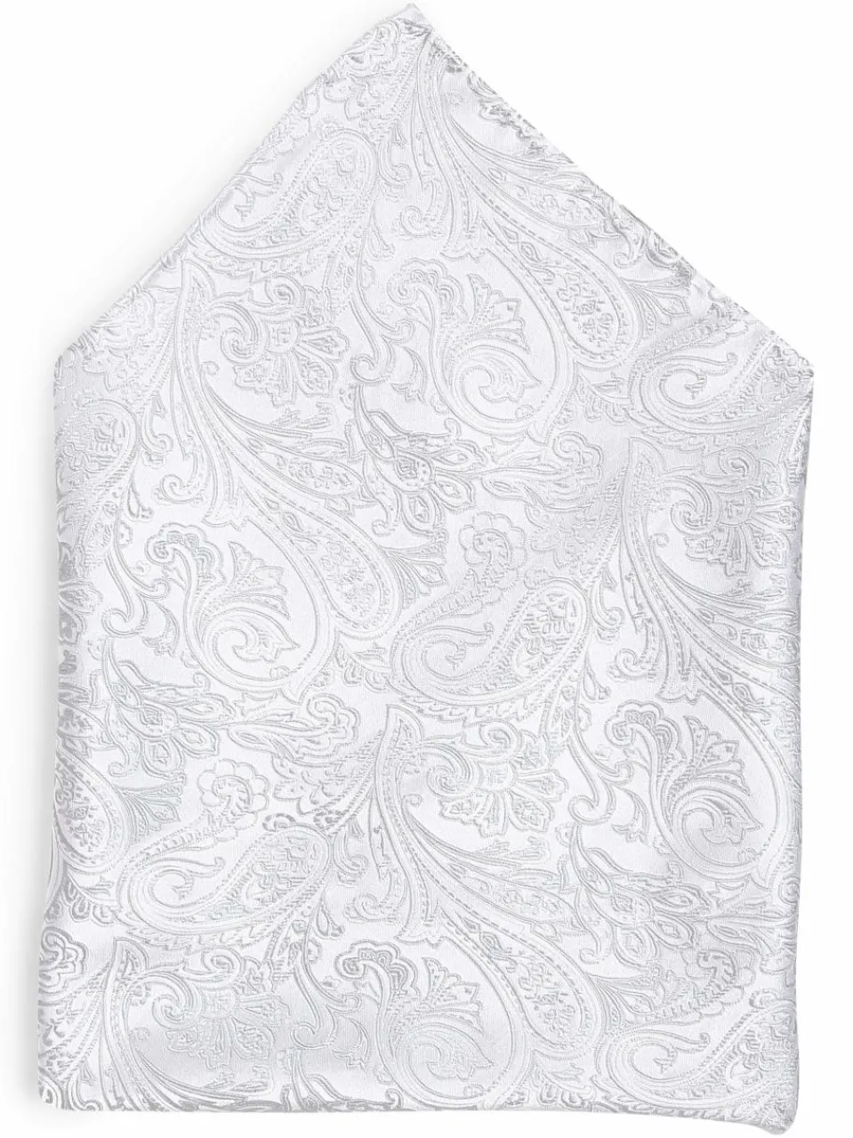 OLYMP Level Five Krawatten & Fliegen<Herren Einstecktuch aus Seide silber gemustert