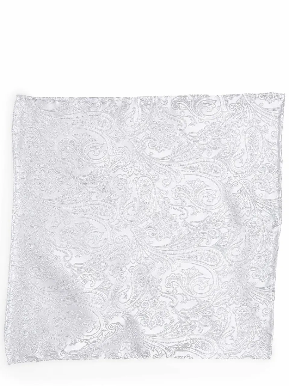 OLYMP Level Five Krawatten & Fliegen<Herren Einstecktuch aus Seide silber gemustert