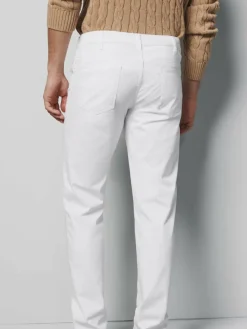 MEYER Jeans<Herren Five-Pocket - M5 Regular weiß uni