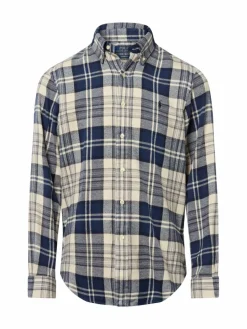 Polo Ralph Lauren Hemden<Herren Flanell-Hemd marine sand kariert