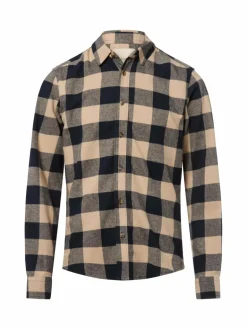 Only&Sons Hemden<Herren Flanell-Hemd - ONSGudmund marine beige kariert