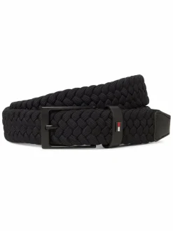 Tommy Hilfiger Gürtel & Hosenträger<Herren Flechtgürtel - Layton schwarz uni