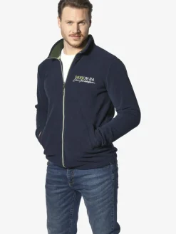 Jan Vanderstorm Sweatshirts & Sweatjacken<Herren Fleecejacke - TERJE blau uni