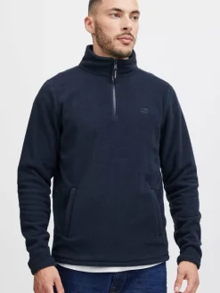 BLEND Sweatshirts & Sweatjacken<Herren Fleecepullover - BHFlint blau uni