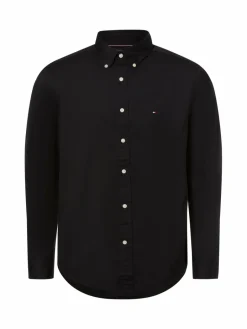 Tommy Hilfiger Hemden<Herren Freizeithemd schwarz uni