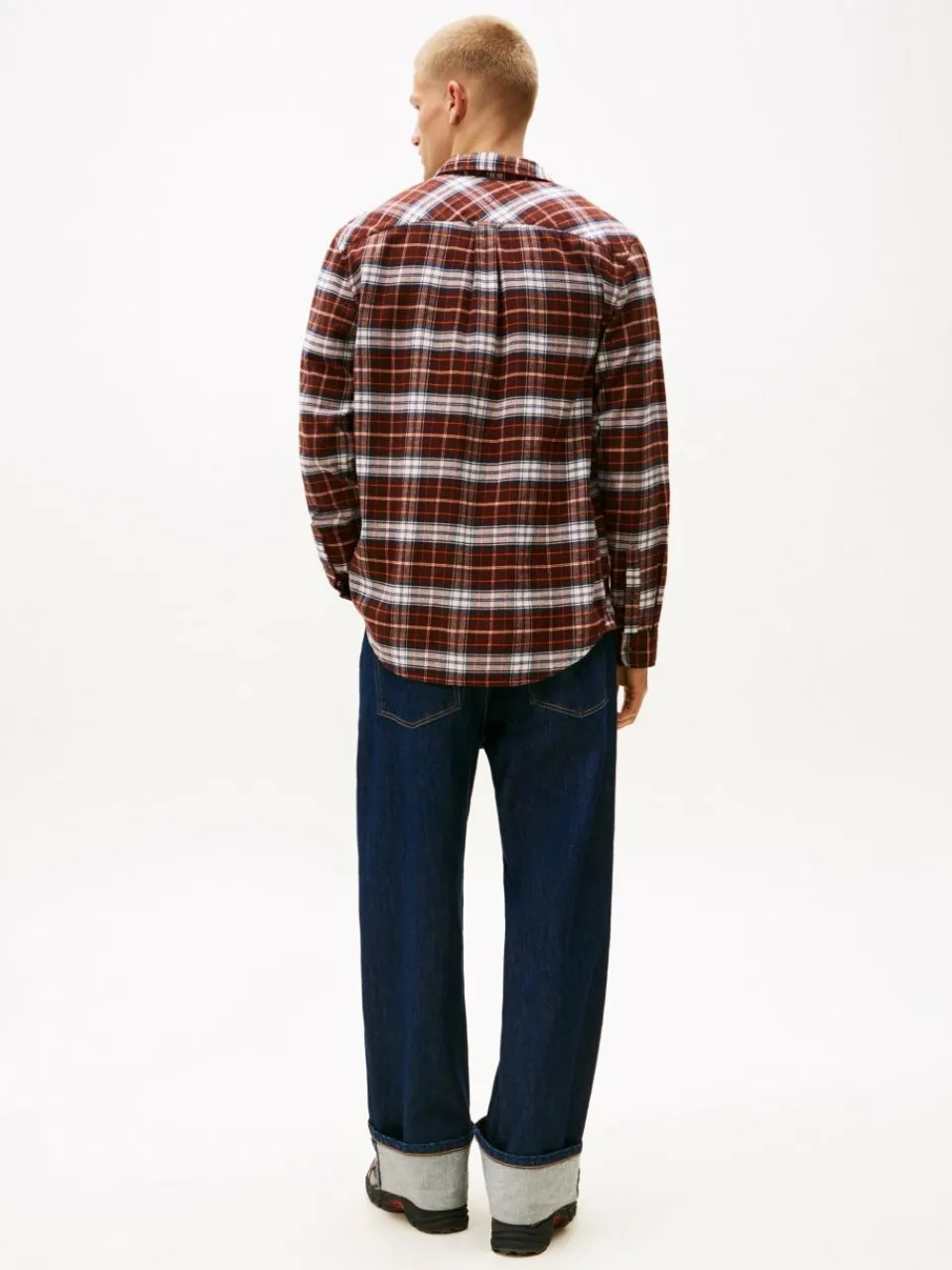 Tommy Jeans Hemden<Herren Freizeithemd braun kariert