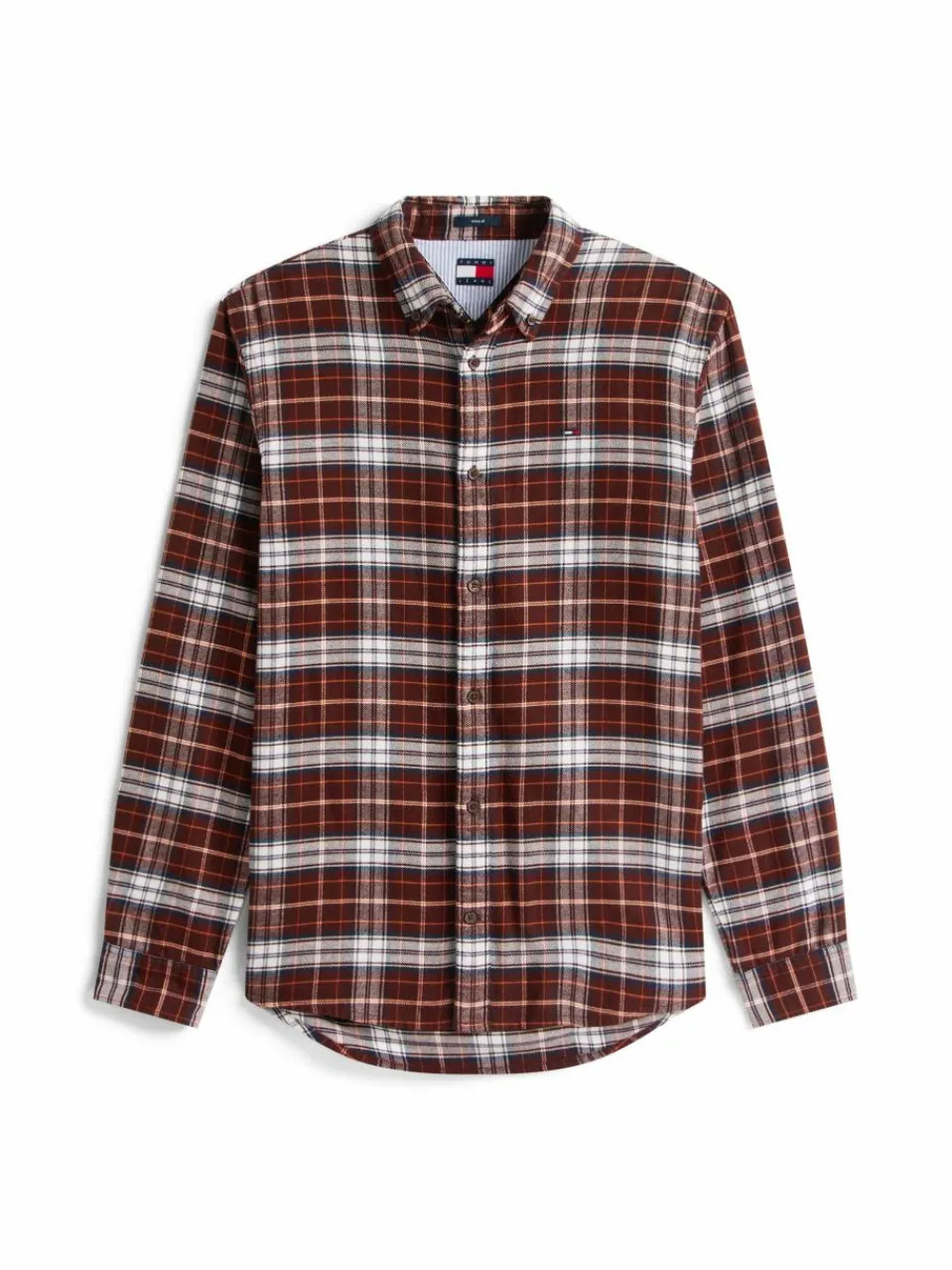 Tommy Jeans Hemden<Herren Freizeithemd braun kariert