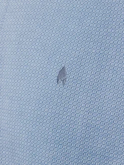 Ragman Poloshirts<Herren Freizeithemd blau gemustert