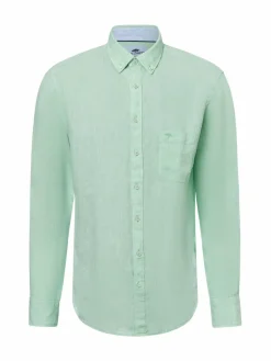 Fynch-Hatton Hemden<Herren Freizeithemd aus Leinen mint meliert