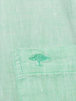 Fynch-Hatton Hemden<Herren Freizeithemd aus Leinen mint meliert