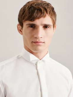 Seidensticker Hemden<Herren Gala - Uni ecru uni