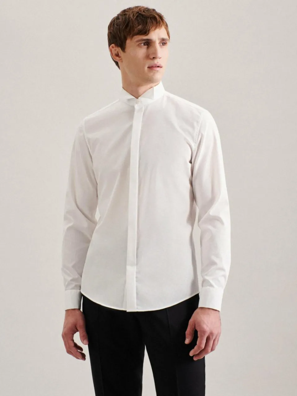 Seidensticker Hemden<Herren Gala - Uni ecru uni