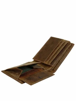 BAGAN Taschen & Rucksäcke<Herren Geldbörse braun uni