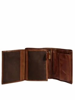piké Taschen & Rucksäcke<Herren Geldbörse braun uni