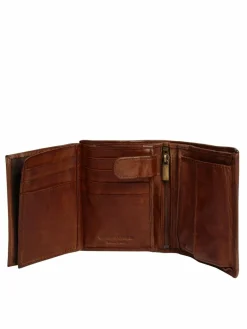 piké Taschen & Rucksäcke<Herren Geldbörse braun uni