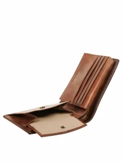 piké Taschen & Rucksäcke<Herren Geldbörse braun uni