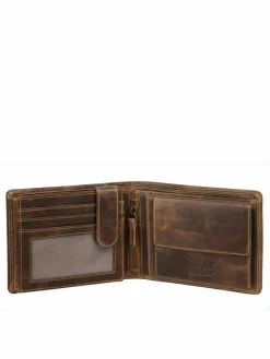 BAGAN Taschen & Rucksäcke<Herren Geldbörse braun uni