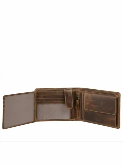 BAGAN Taschen & Rucksäcke<Herren Geldbörse braun uni