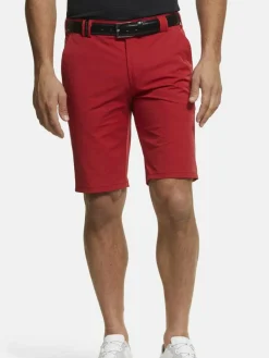 MEYER Hosen<Herren Golf-Bermuda - ST. ANDREWS rot uni