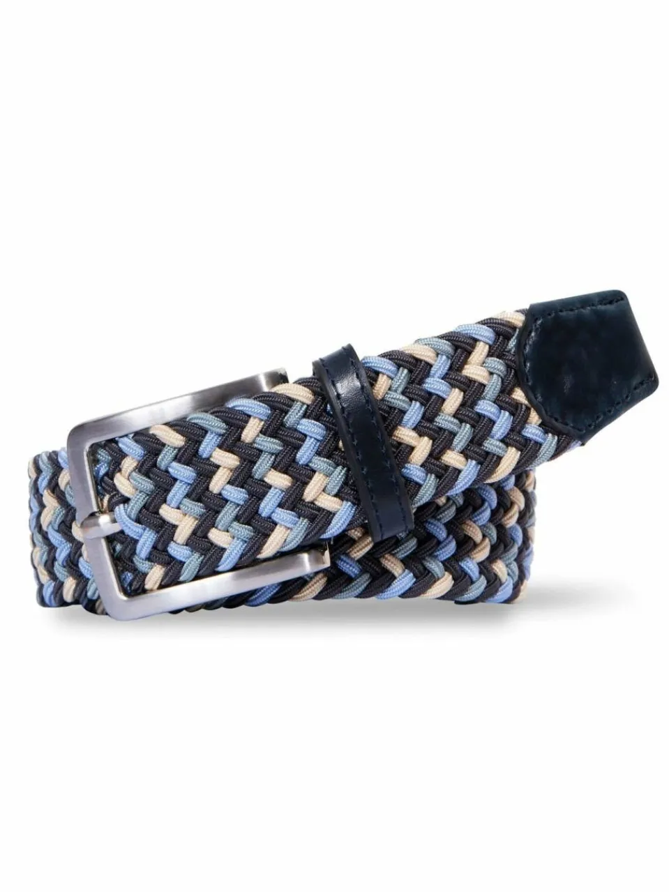 MEYER Gürtel & Hosenträger<Herren Gürtel blau bedruckt