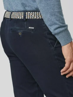 MEYER Gürtel & Hosenträger<Herren Gürtel blau bedruckt