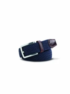 MEYER Gürtel & Hosenträger<Herren Gürtel blau bedruckt