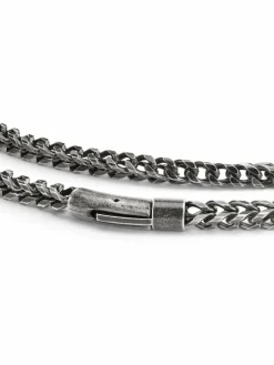 Fynch-Hatton Schmuck<Herren Halskette grau uni