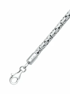 KUZZOI Schmuck<Herren Halskette silber uni
