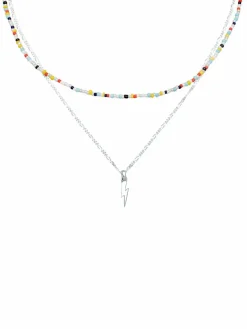 KUZZOI Schmuck<Herren Halskette mehrfarbig uni