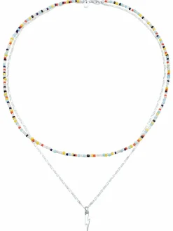 KUZZOI Schmuck<Herren Halskette mehrfarbig uni
