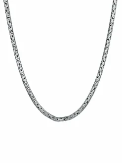 KUZZOI Schmuck<Herren Halskette schwarz uni